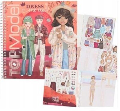 Dress Me Up Cosy Zestaw z naklejkami Wyklejanka projektowanie TOP Model