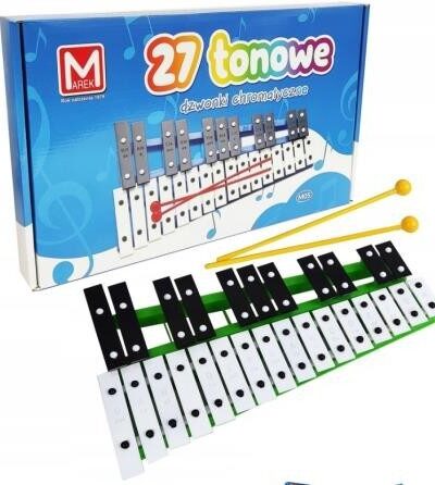 Dzwonki cymbałki szkolne chromatyczne 27- tonowe Marek