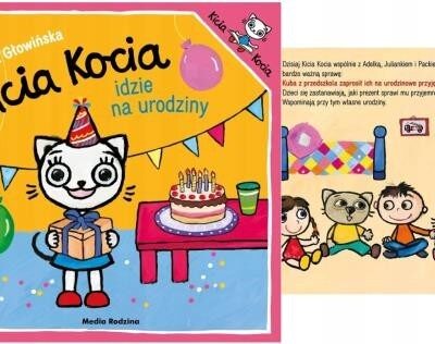 Kicia Kocia idzie na urodziny Anita Głowińska Media Rodzina